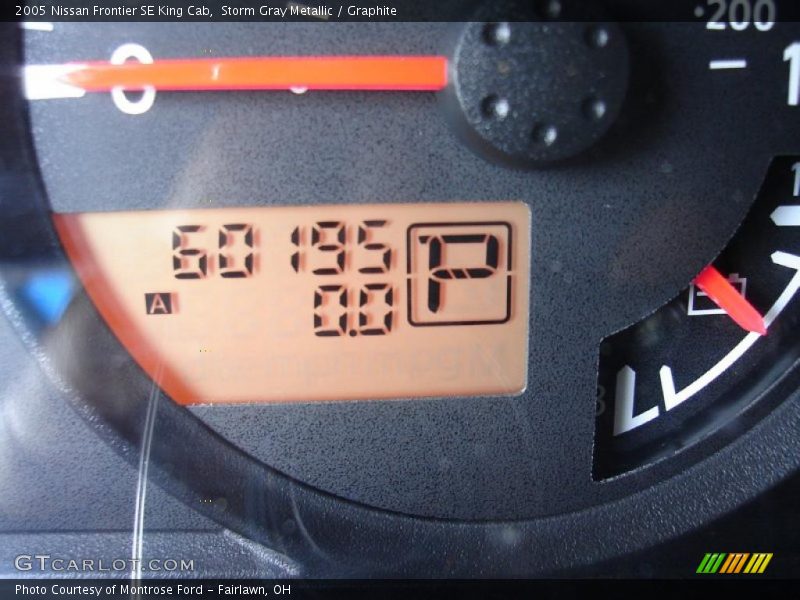 Storm Gray Metallic / Graphite 2005 Nissan Frontier SE King Cab