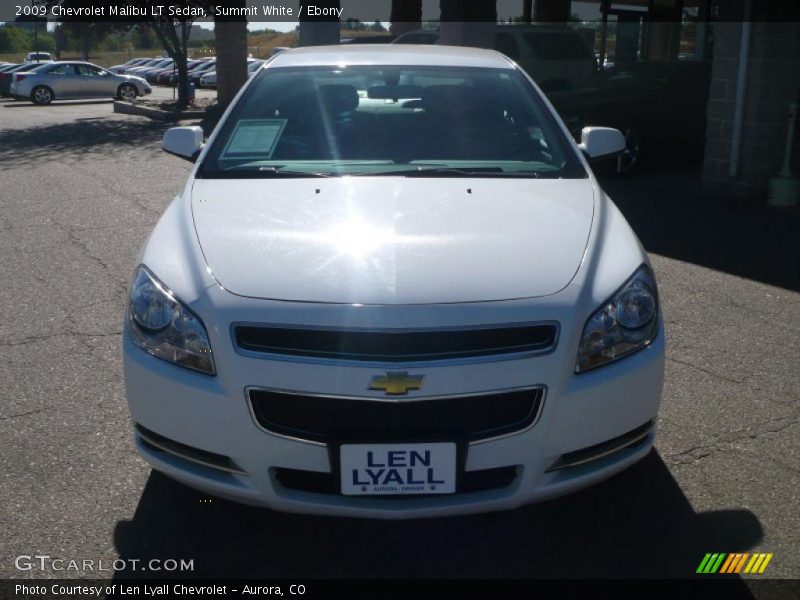 Summit White / Ebony 2009 Chevrolet Malibu LT Sedan