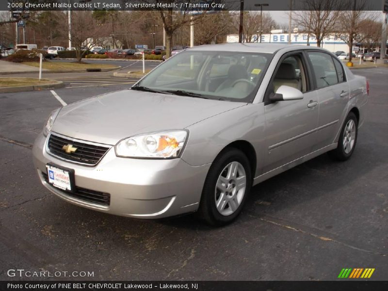 Silverstone Metallic / Titanium Gray 2008 Chevrolet Malibu Classic LT Sedan