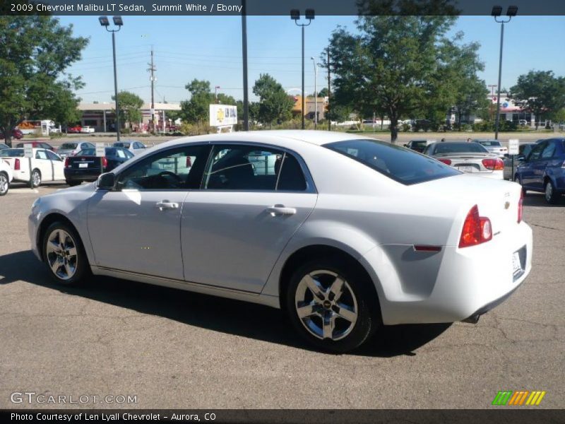 Summit White / Ebony 2009 Chevrolet Malibu LT Sedan