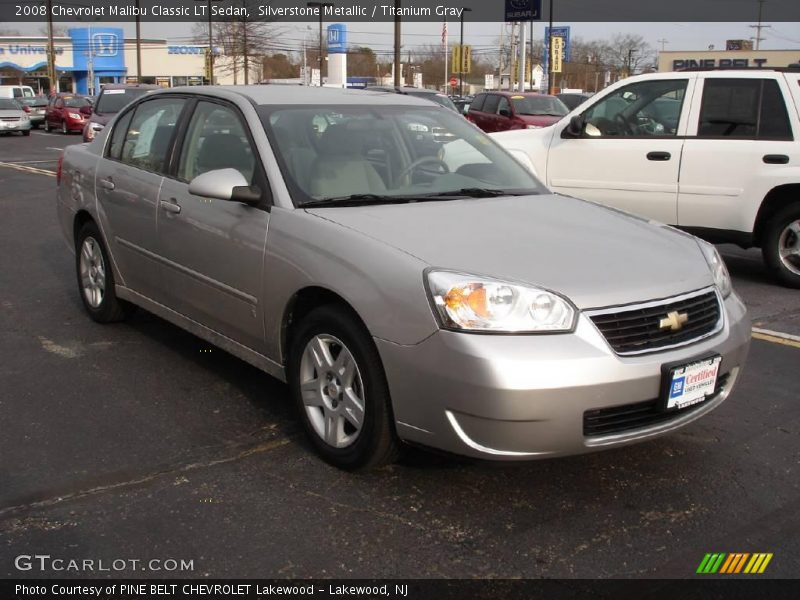 Silverstone Metallic / Titanium Gray 2008 Chevrolet Malibu Classic LT Sedan