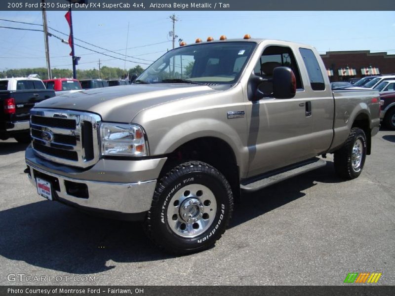 Arizona Beige Metallic / Tan 2005 Ford F250 Super Duty FX4 SuperCab 4x4