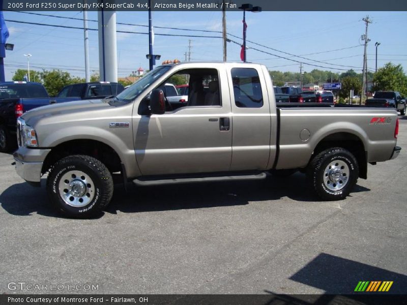 Arizona Beige Metallic / Tan 2005 Ford F250 Super Duty FX4 SuperCab 4x4