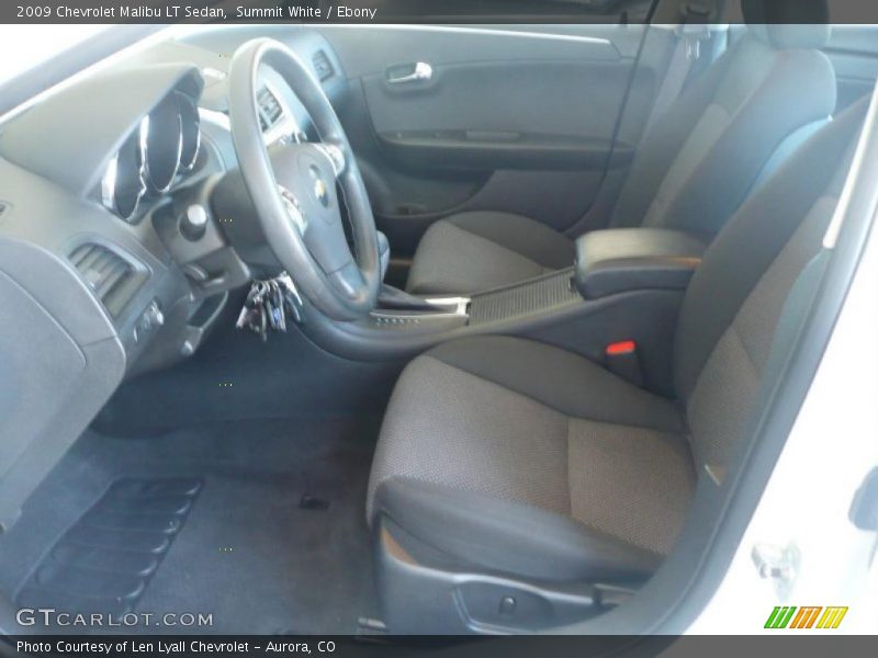 Summit White / Ebony 2009 Chevrolet Malibu LT Sedan