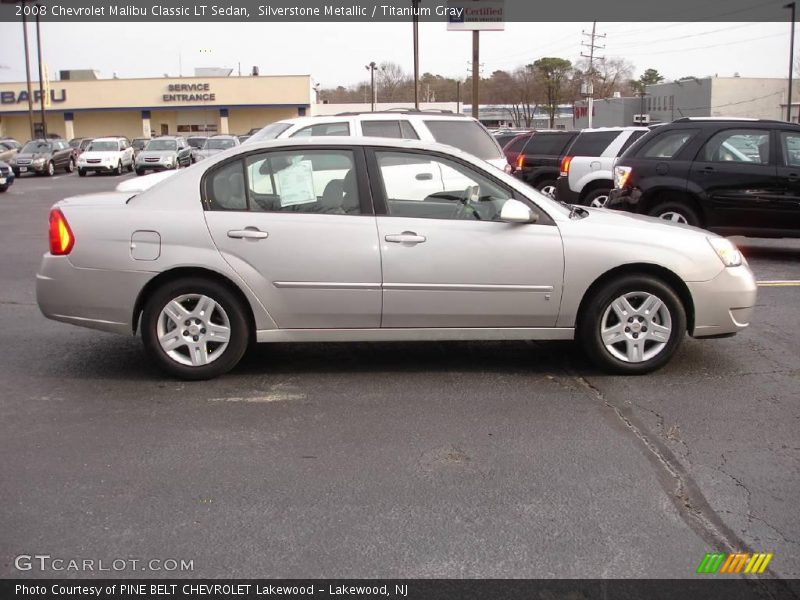 Silverstone Metallic / Titanium Gray 2008 Chevrolet Malibu Classic LT Sedan