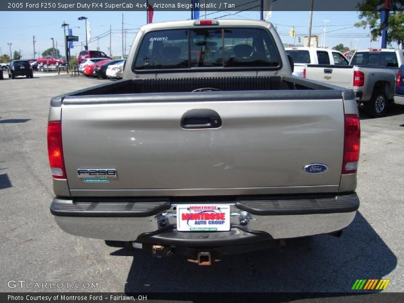 Arizona Beige Metallic / Tan 2005 Ford F250 Super Duty FX4 SuperCab 4x4