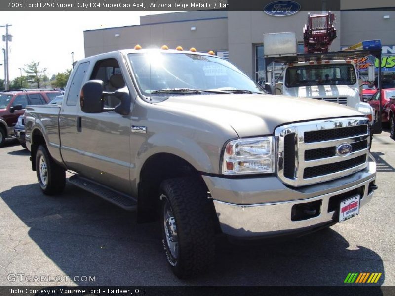 Arizona Beige Metallic / Tan 2005 Ford F250 Super Duty FX4 SuperCab 4x4