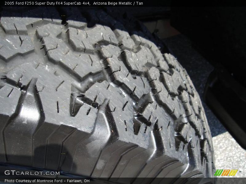 Arizona Beige Metallic / Tan 2005 Ford F250 Super Duty FX4 SuperCab 4x4