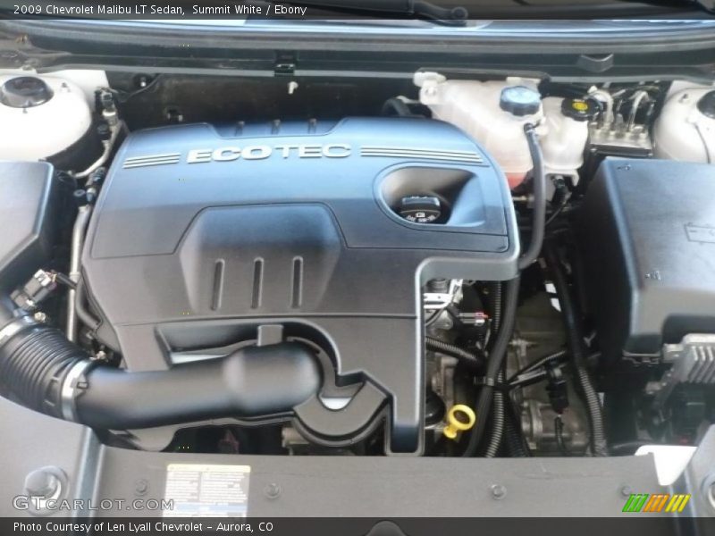 Summit White / Ebony 2009 Chevrolet Malibu LT Sedan