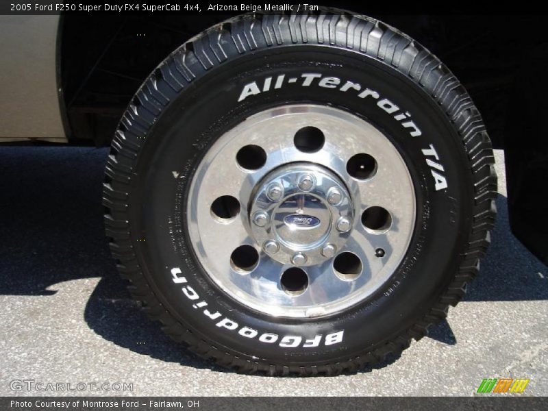 Arizona Beige Metallic / Tan 2005 Ford F250 Super Duty FX4 SuperCab 4x4