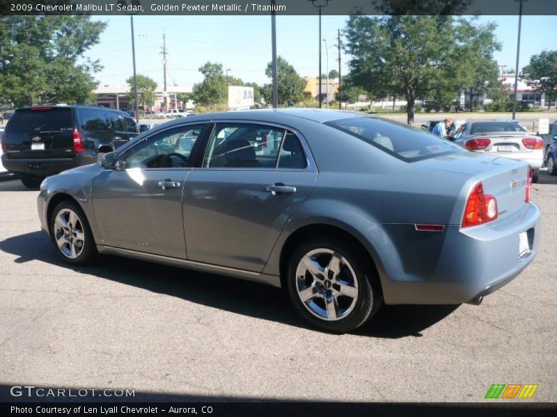 Golden Pewter Metallic / Titanium 2009 Chevrolet Malibu LT Sedan