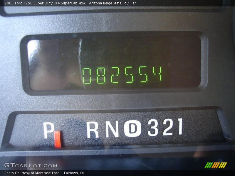 Arizona Beige Metallic / Tan 2005 Ford F250 Super Duty FX4 SuperCab 4x4