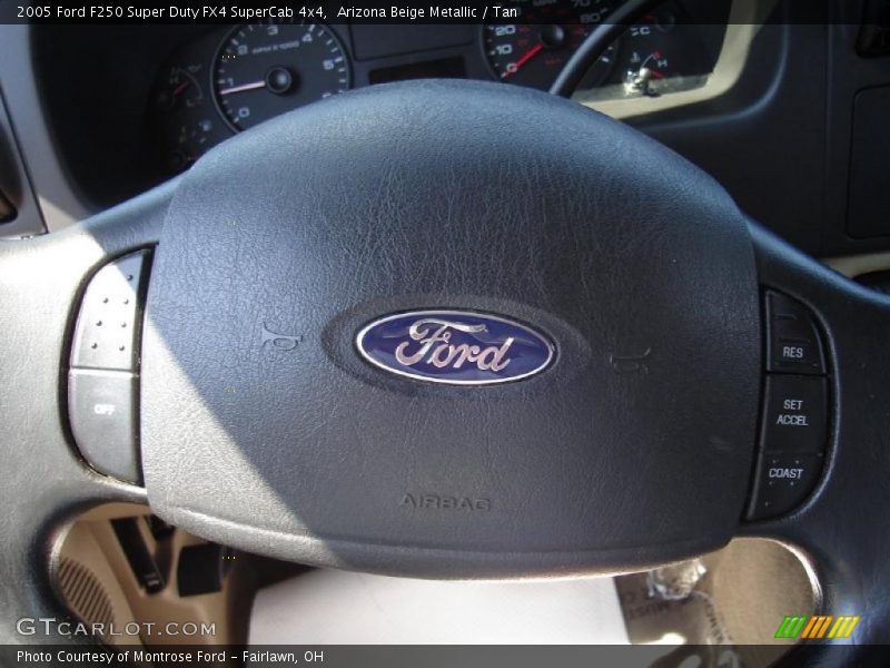 Arizona Beige Metallic / Tan 2005 Ford F250 Super Duty FX4 SuperCab 4x4