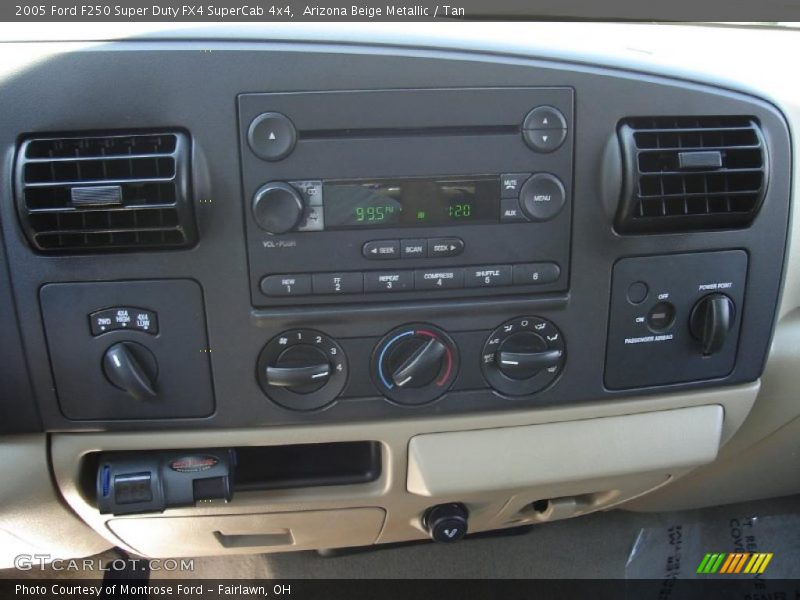 Arizona Beige Metallic / Tan 2005 Ford F250 Super Duty FX4 SuperCab 4x4