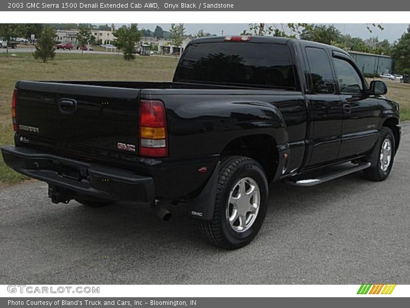 Onyx Black / Sandstone 2003 GMC Sierra 1500 Denali Extended Cab AWD