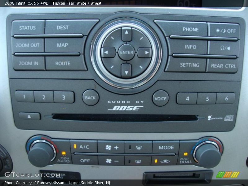 Tuscan Pearl White / Wheat 2008 Infiniti QX 56 4WD