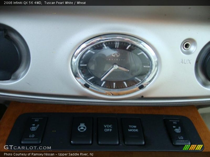 Tuscan Pearl White / Wheat 2008 Infiniti QX 56 4WD