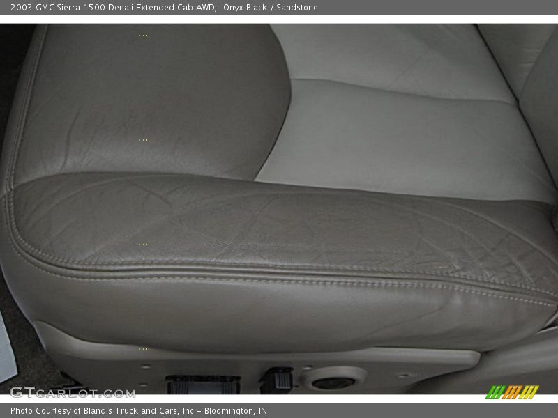 Onyx Black / Sandstone 2003 GMC Sierra 1500 Denali Extended Cab AWD