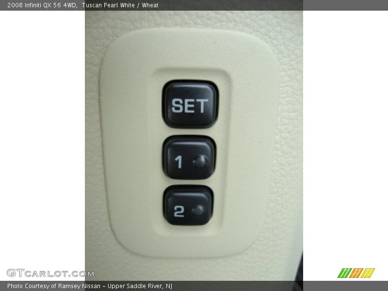 Tuscan Pearl White / Wheat 2008 Infiniti QX 56 4WD