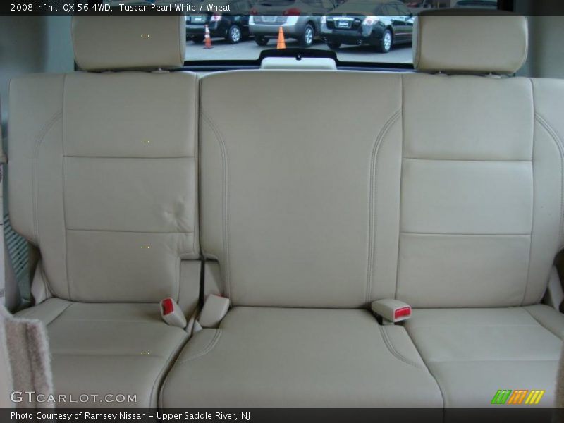 Tuscan Pearl White / Wheat 2008 Infiniti QX 56 4WD