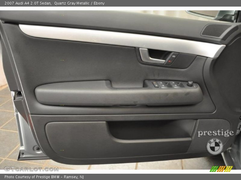 Quartz Gray Metallic / Ebony 2007 Audi A4 2.0T Sedan