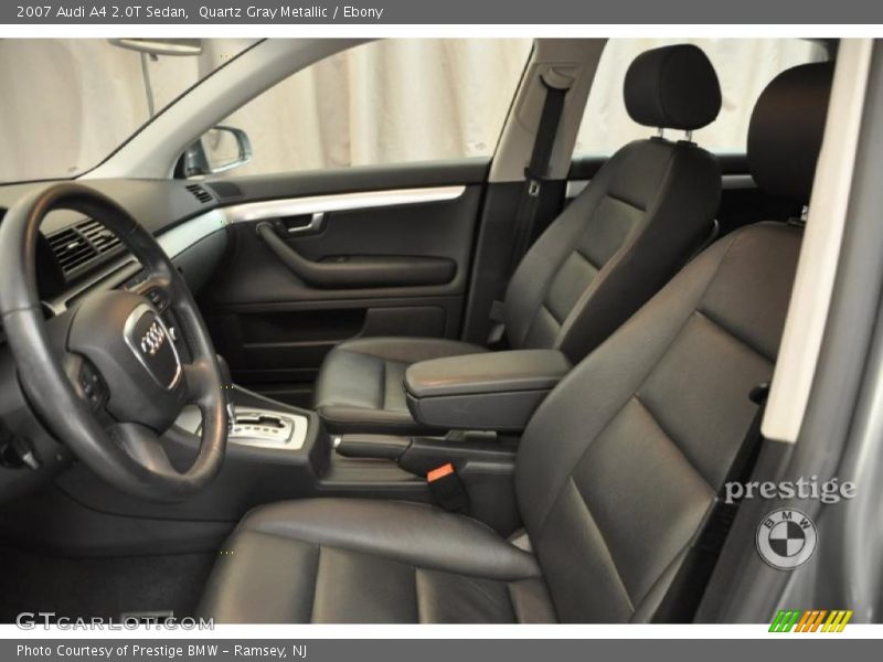 Quartz Gray Metallic / Ebony 2007 Audi A4 2.0T Sedan