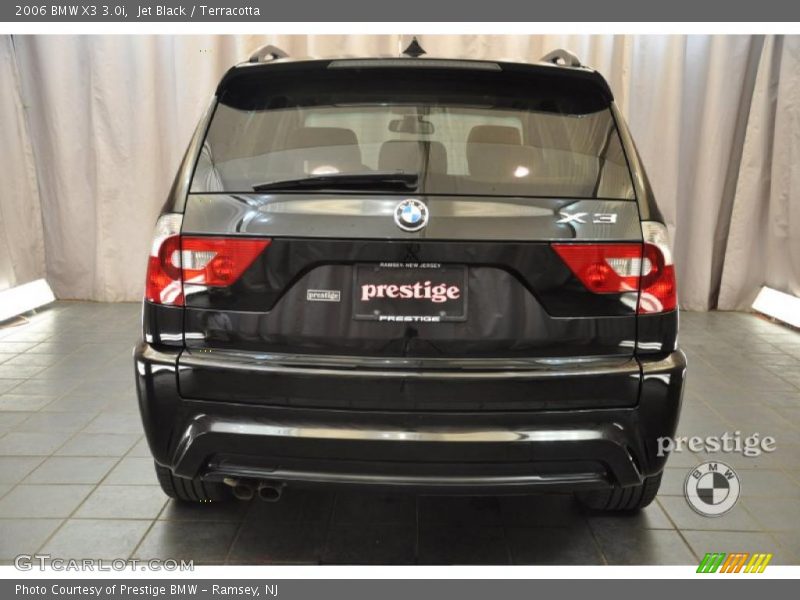 Jet Black / Terracotta 2006 BMW X3 3.0i