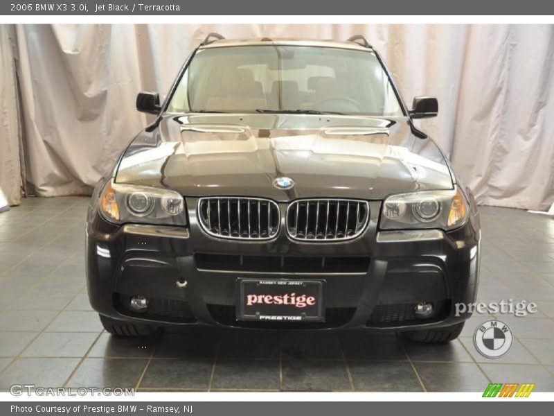 Jet Black / Terracotta 2006 BMW X3 3.0i