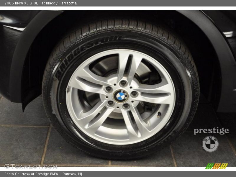 Jet Black / Terracotta 2006 BMW X3 3.0i