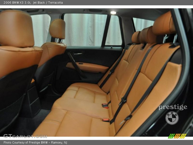 Jet Black / Terracotta 2006 BMW X3 3.0i