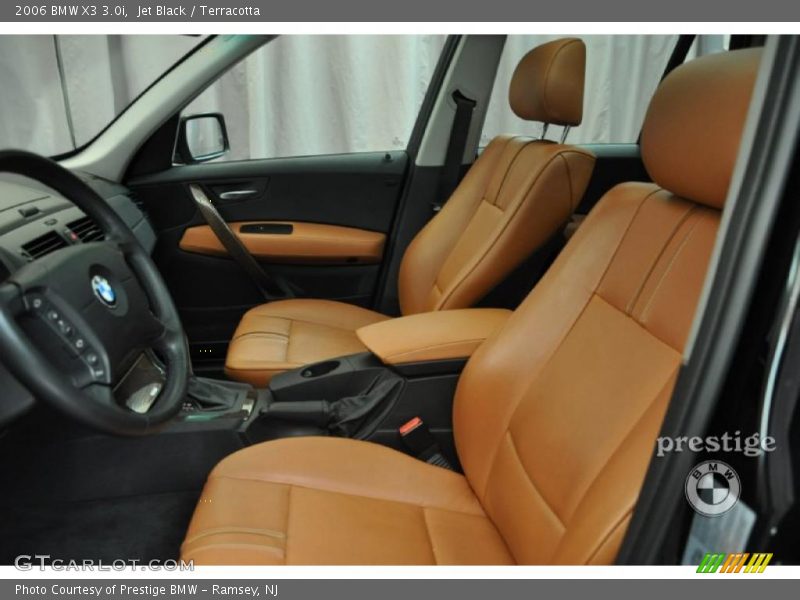 Jet Black / Terracotta 2006 BMW X3 3.0i