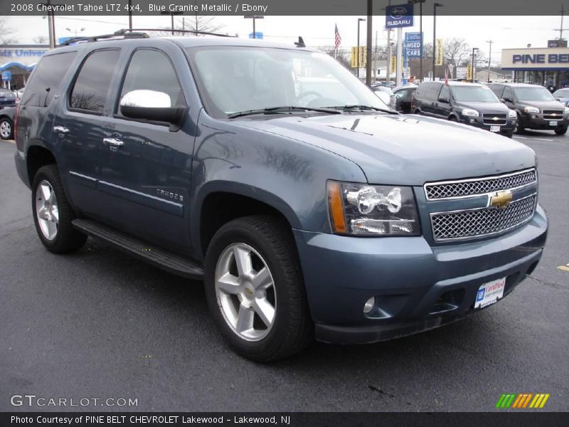 Blue Granite Metallic / Ebony 2008 Chevrolet Tahoe LTZ 4x4