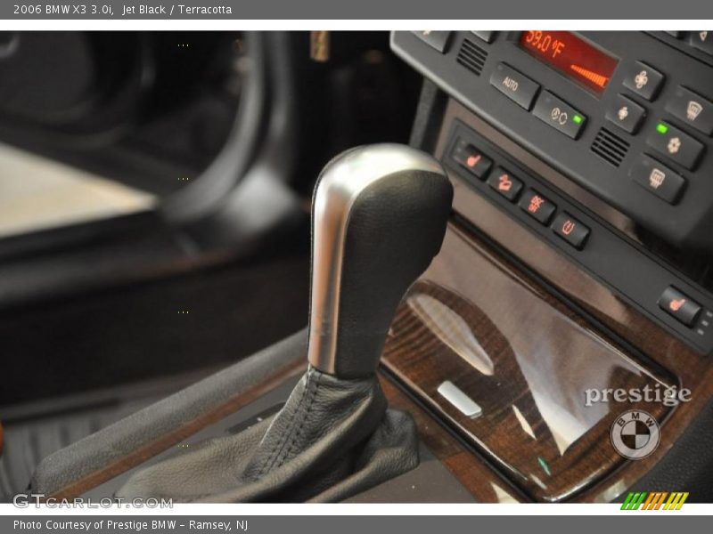 Jet Black / Terracotta 2006 BMW X3 3.0i