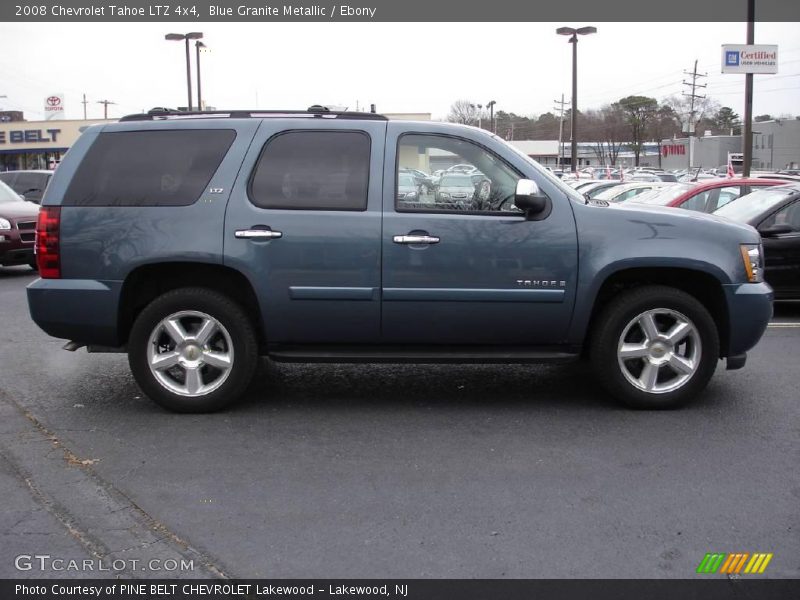 Blue Granite Metallic / Ebony 2008 Chevrolet Tahoe LTZ 4x4