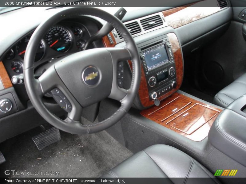 Blue Granite Metallic / Ebony 2008 Chevrolet Tahoe LTZ 4x4