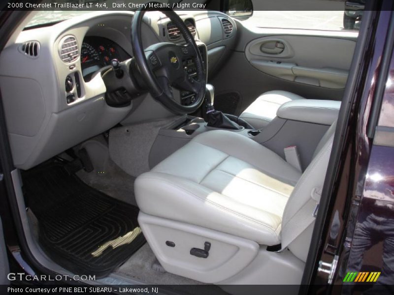Dark Cherry Metallic / Light Gray 2008 Chevrolet TrailBlazer LT 4x4