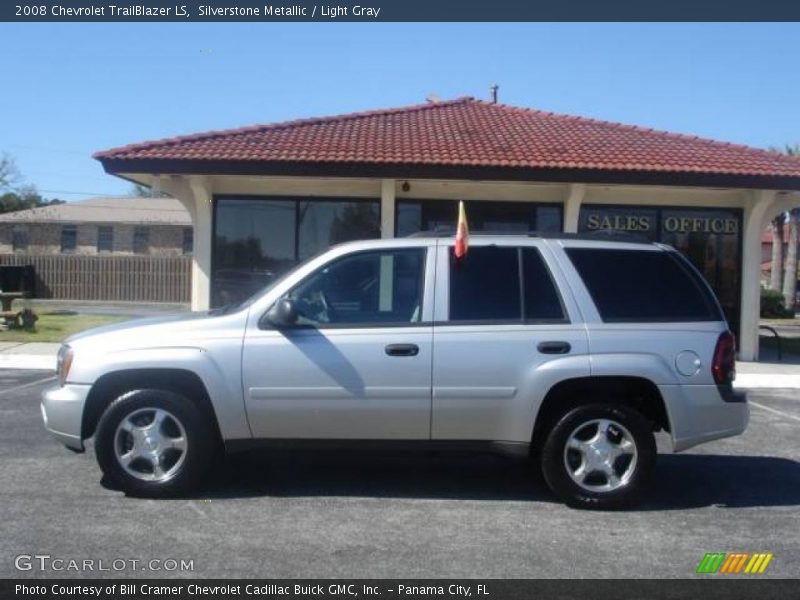 Silverstone Metallic / Light Gray 2008 Chevrolet TrailBlazer LS