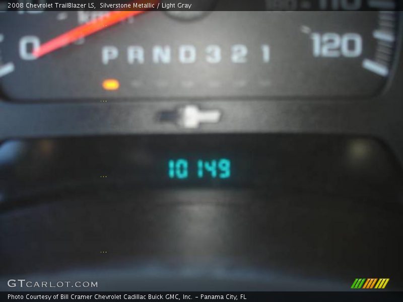 Silverstone Metallic / Light Gray 2008 Chevrolet TrailBlazer LS