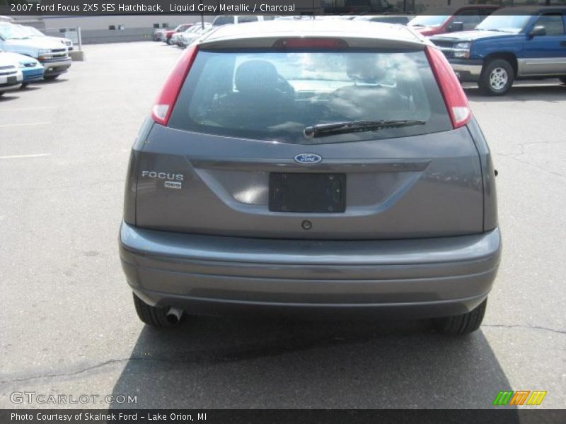 Liquid Grey Metallic / Charcoal 2007 Ford Focus ZX5 SES Hatchback