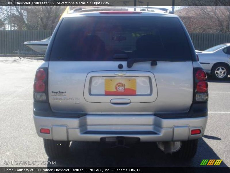 Silverstone Metallic / Light Gray 2008 Chevrolet TrailBlazer LS