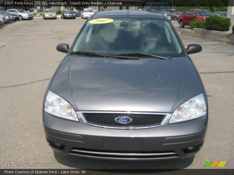 Liquid Grey Metallic / Charcoal 2007 Ford Focus ZX5 SES Hatchback