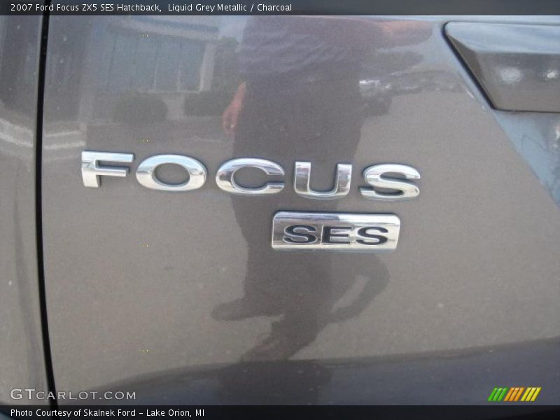 Liquid Grey Metallic / Charcoal 2007 Ford Focus ZX5 SES Hatchback
