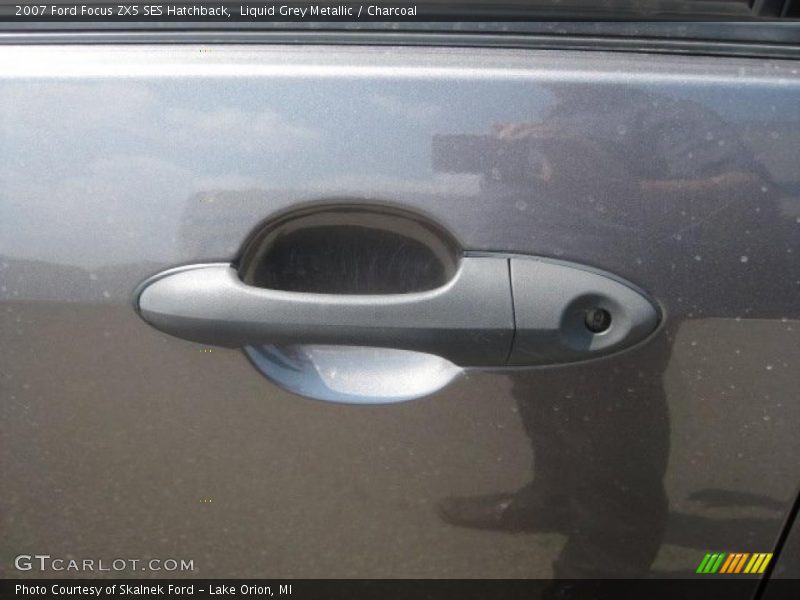 Liquid Grey Metallic / Charcoal 2007 Ford Focus ZX5 SES Hatchback
