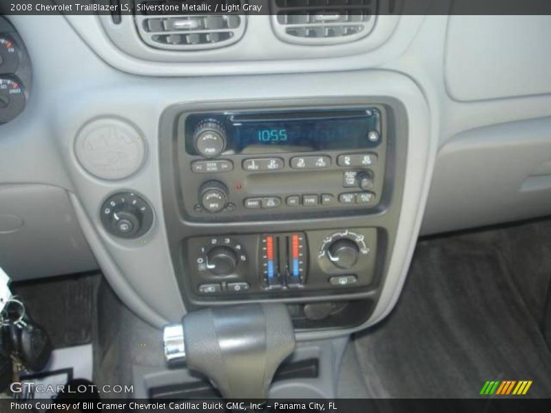Silverstone Metallic / Light Gray 2008 Chevrolet TrailBlazer LS