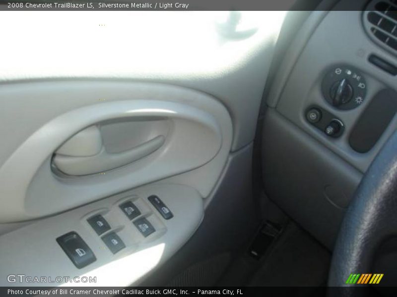 Silverstone Metallic / Light Gray 2008 Chevrolet TrailBlazer LS