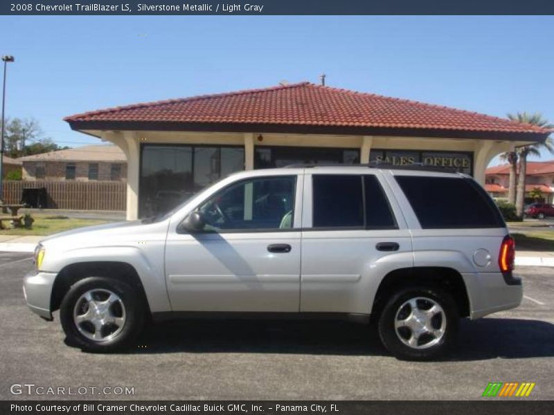 Silverstone Metallic / Light Gray 2008 Chevrolet TrailBlazer LS