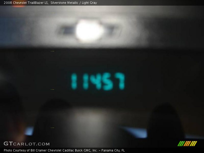 Silverstone Metallic / Light Gray 2008 Chevrolet TrailBlazer LS