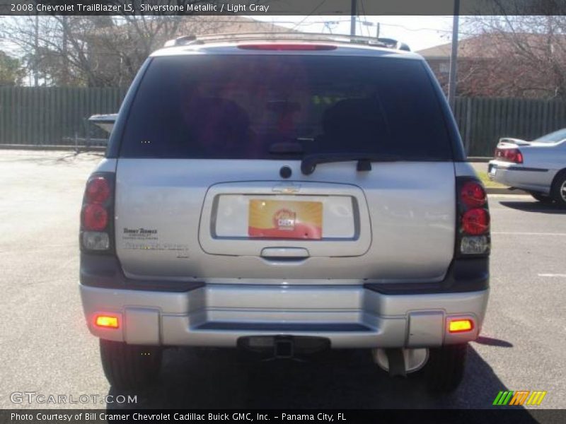 Silverstone Metallic / Light Gray 2008 Chevrolet TrailBlazer LS