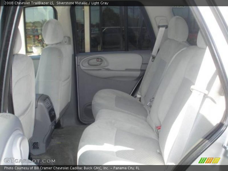 Silverstone Metallic / Light Gray 2008 Chevrolet TrailBlazer LS