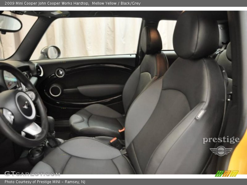 Mellow Yellow / Black/Grey 2009 Mini Cooper John Cooper Works Hardtop